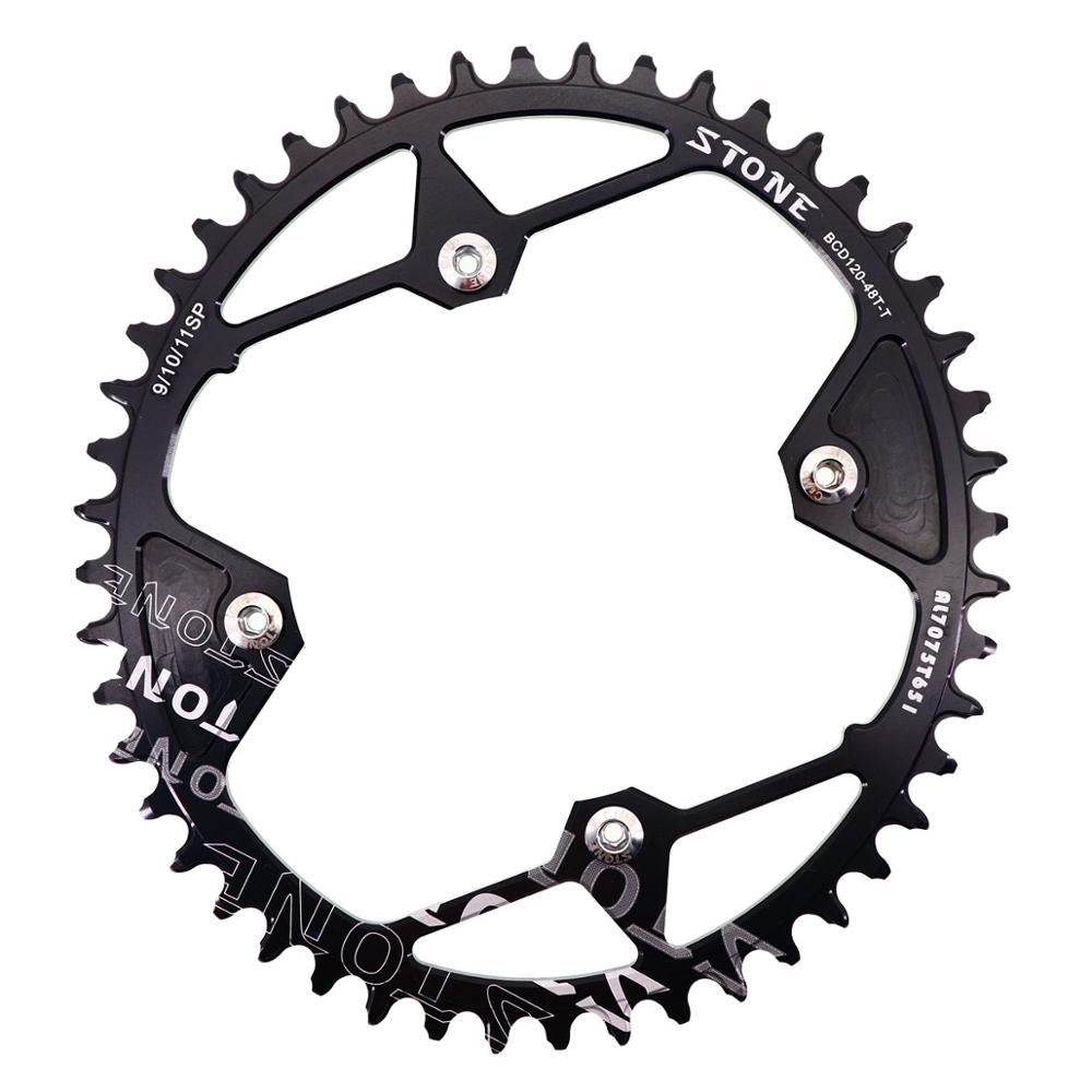 Cadena de piedra 120 BCD Oval 36t 38T 40T 44 46T 48T bicicleta de carretera MTB plato de dientes para sram XX X9