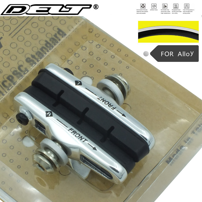 Zapatas de freno para bicicleta de montaña y carretera, 5 colores, 55MM para SHIMANO 105, soporte CNC, aluminio negro, accesorios: Silver