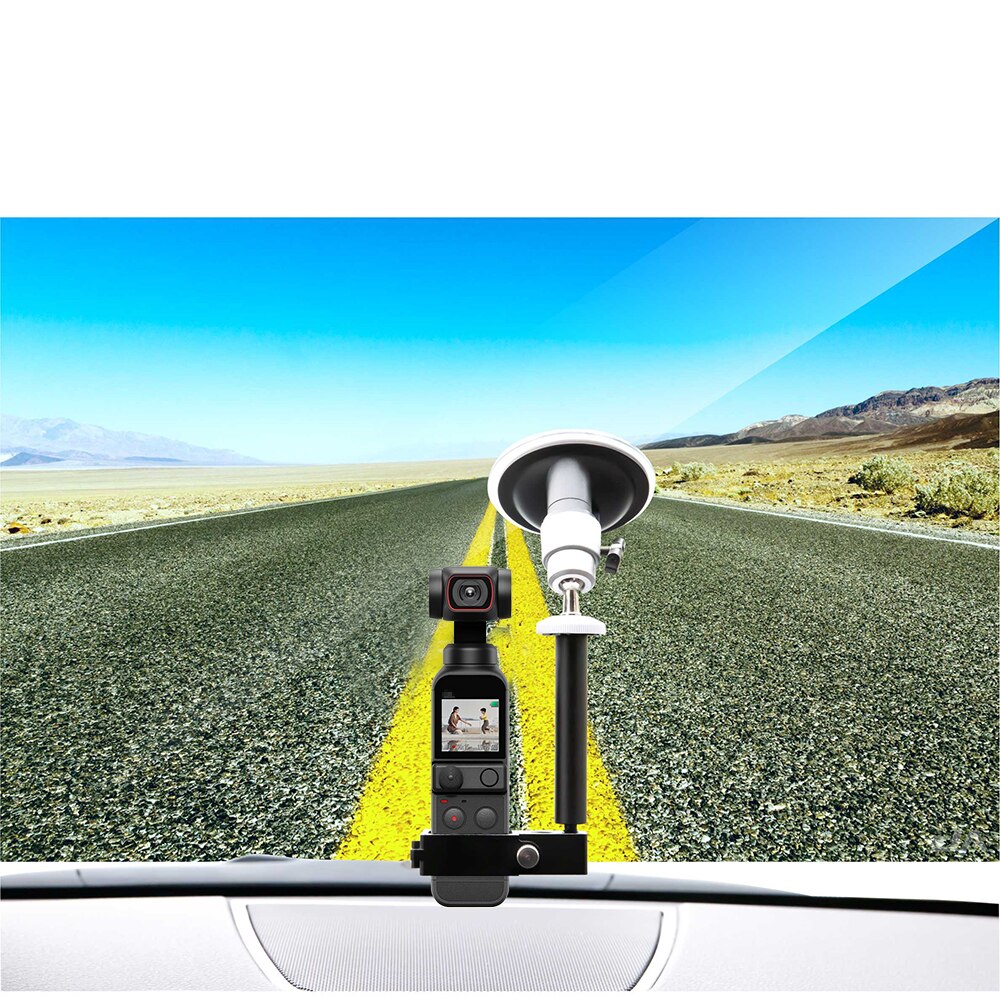Ventosa-soporte para ventana de coche DJI Osmo Pocket 2, estabilizador de cámara, soporte de cardán de mano, convertidor adaptador de montaje para vehículo