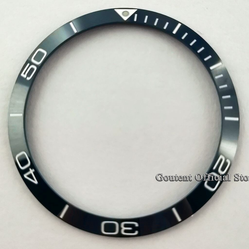Goutent 39.2mm horlogebezel inzetstuk blauw/zwart/groen keramische bezel ring herenhorloges vervangende accessoires