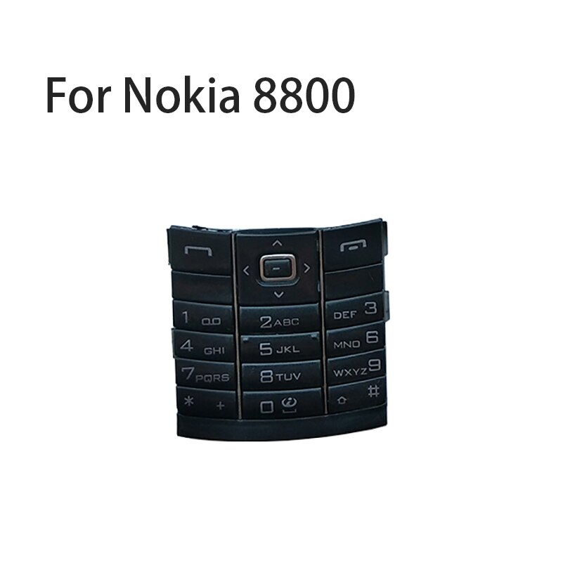 BINYEAE Cell Phone Keyboard For Nokia 8600 8800 English Keypad Repair Part