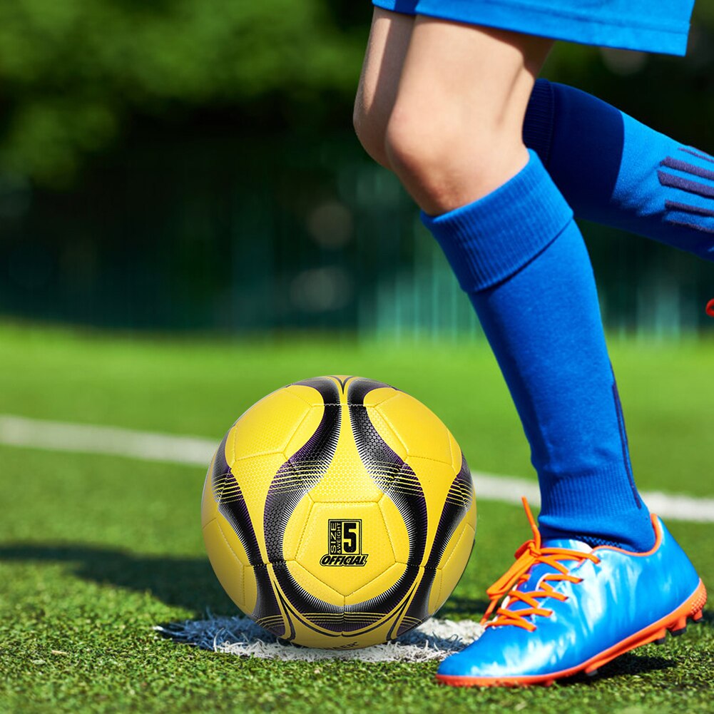 Sports League Training Balls Size 5 Football Anti-crack Soccer Teams Match Training Balls for Student Adults