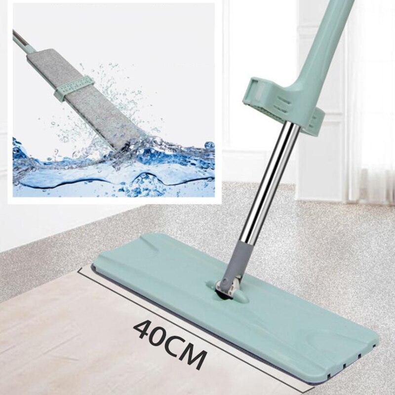 Free Hand Washing Floor Mop With Spin Flat Mop Rag For Lazy Microfiber Pad Cleaning Kitchen Home Mop 360 Rotating Magic Mop