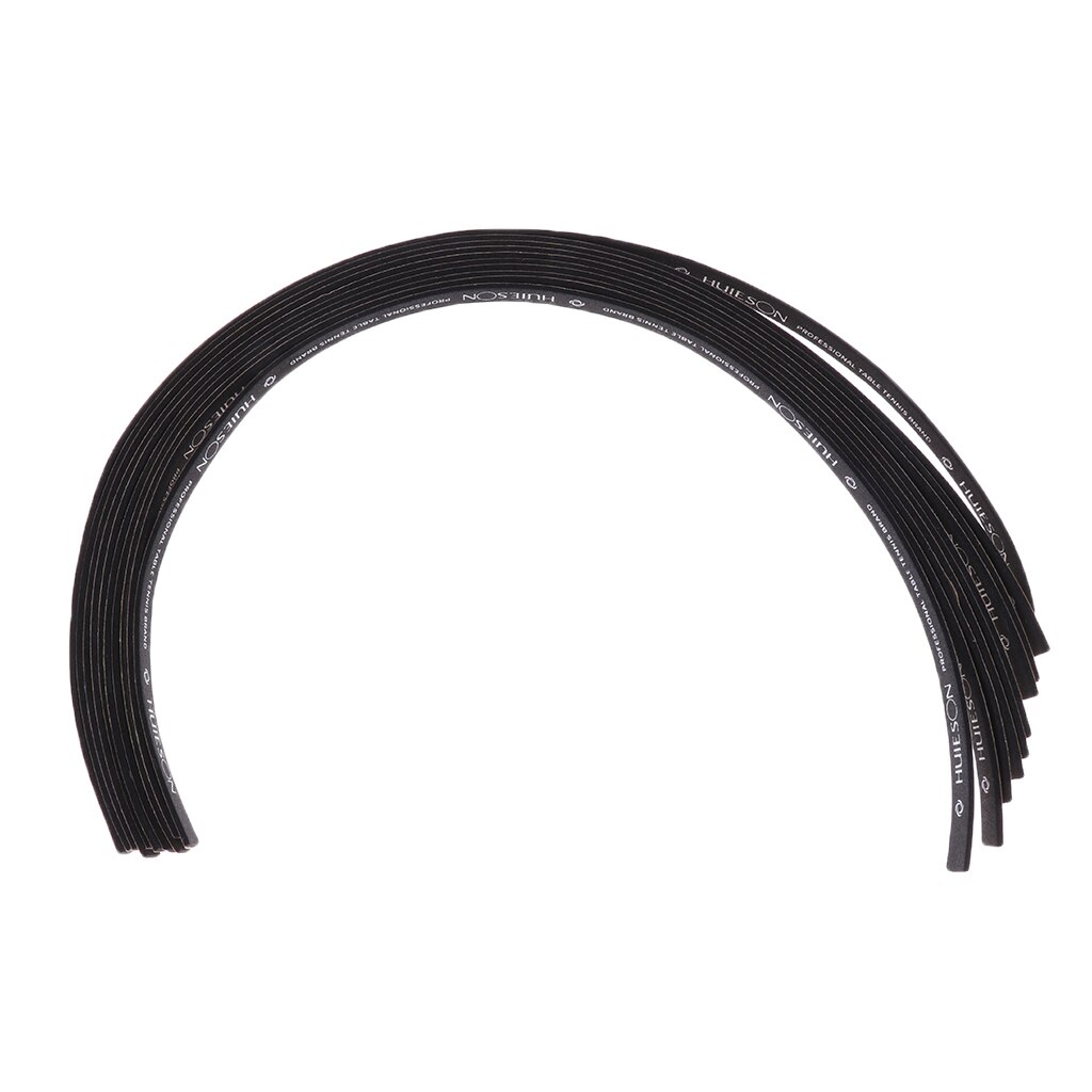 10 Pcs Table Tennis Racket Sponge Edge Tape Racquet Bat Side Tapes Racket Protect Accessories Equipment For Training Adjustable: Black