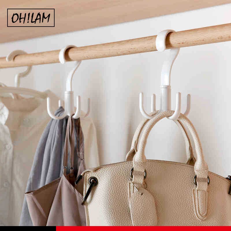 Opknoping Closet Organizer Haken Hanger Houder Voor Portemonnees Handtassen Boekentassen Rugzakken Ties Riemen Mode-sieraden Accessoires Haken