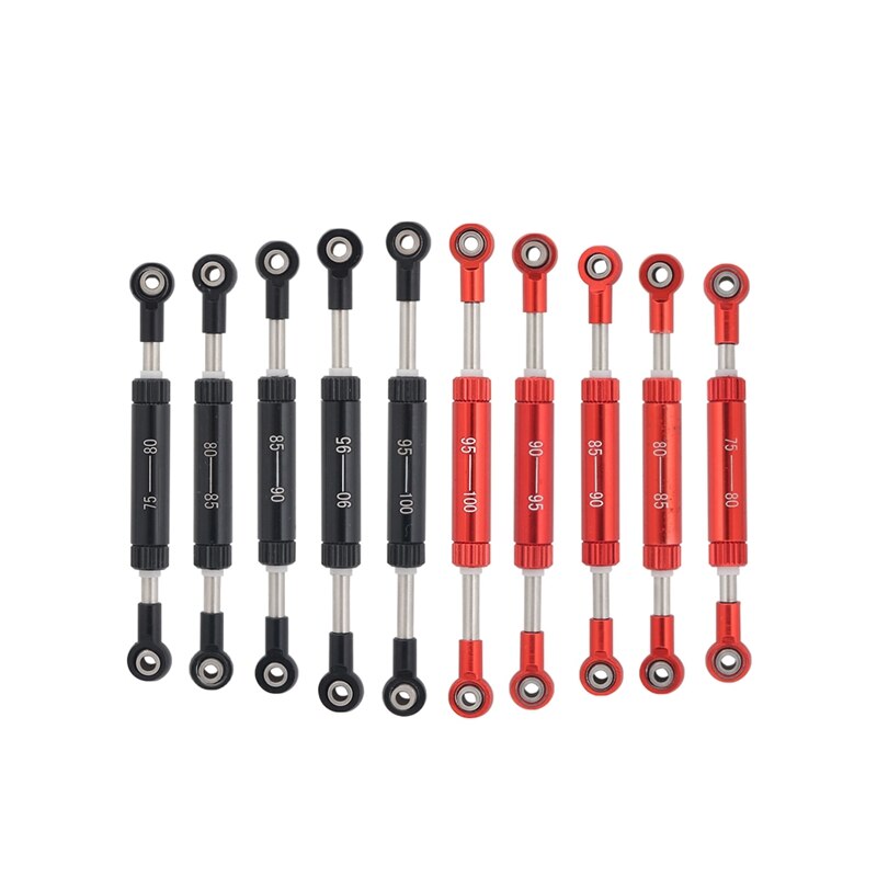 1/10 longitud ajustable (90-95)Servos barra de tracción-palanca de dirección para RC Crawler Control remoto Juguetes Coche SCX10 90046 TRX4