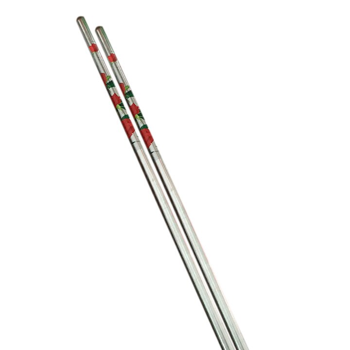 10 Pairs 304 Stainless Steel Chopsticks Set Luxury Non-slip Plum Flower Chinese Japanese Chopsticks Sushi Sticks Palillos Chinos: Rose 10 Pairs