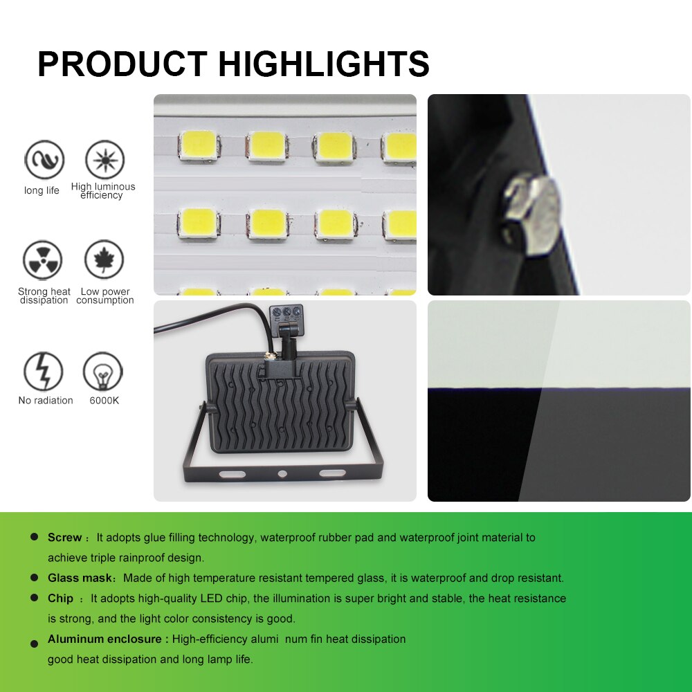 Led projektør 10w 20w 30w 50w 100w infrarød menneskelig krop induktion væglampe regnvandsbestandig intelligent modstandsdygtig gårdslampe