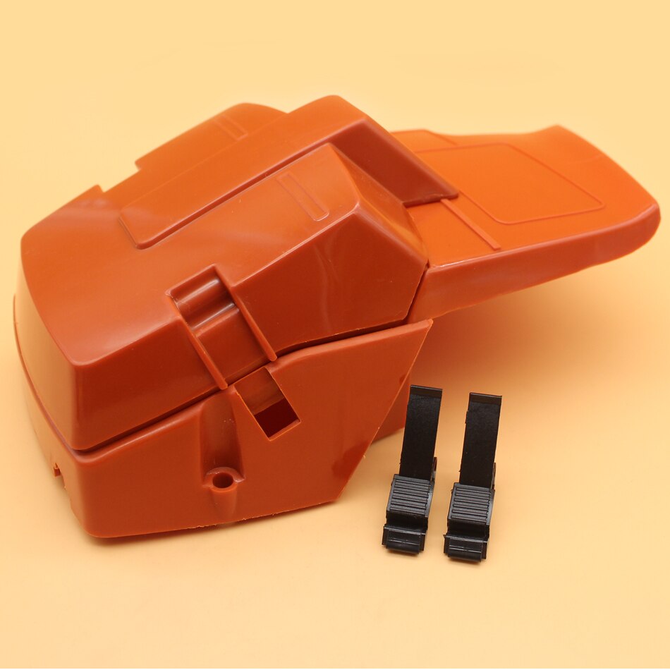 Toppmotor cylinder kåpa & luftfilter lock clips för husqvarna 365 362 371 372 motorsåg reservdelar