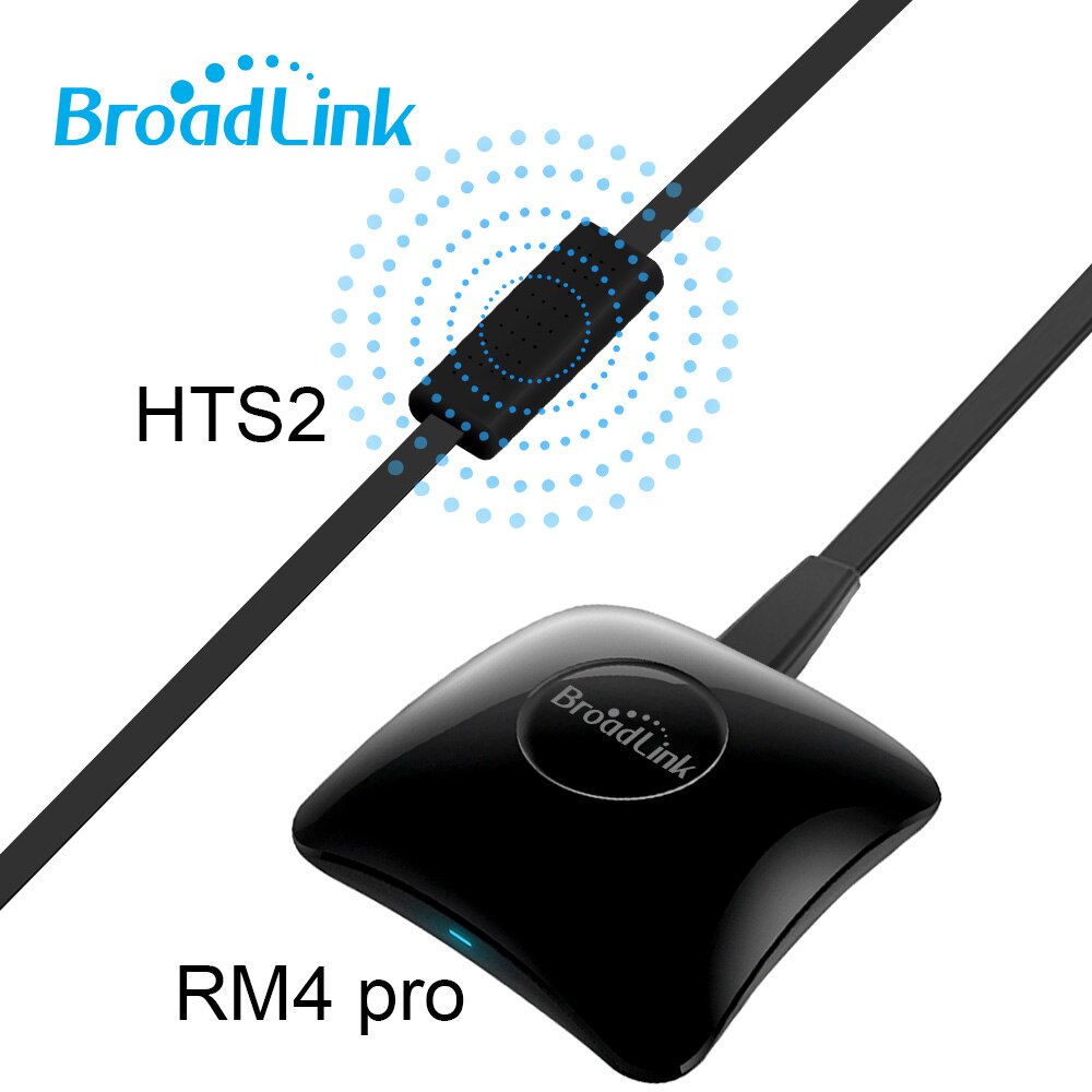 Oryginalny Broadlink RM4 Pro uniwersalny inteligentny przełącznik RF Wifi RM4Mini pilot na podczerwień czujnik HTS2 praca Alexa Google Home Assistant