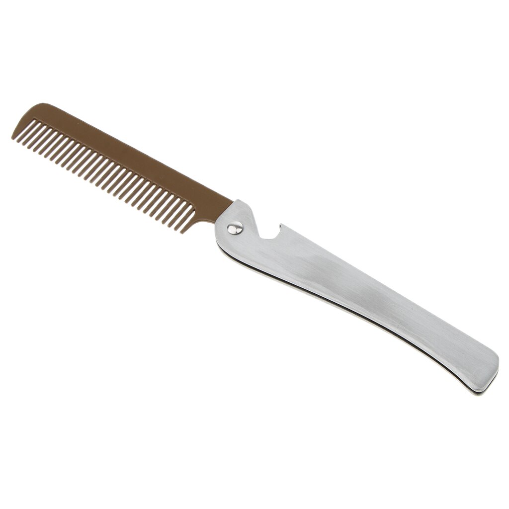 folding skjegg barbering å danne kam bart børste styling mal til menn