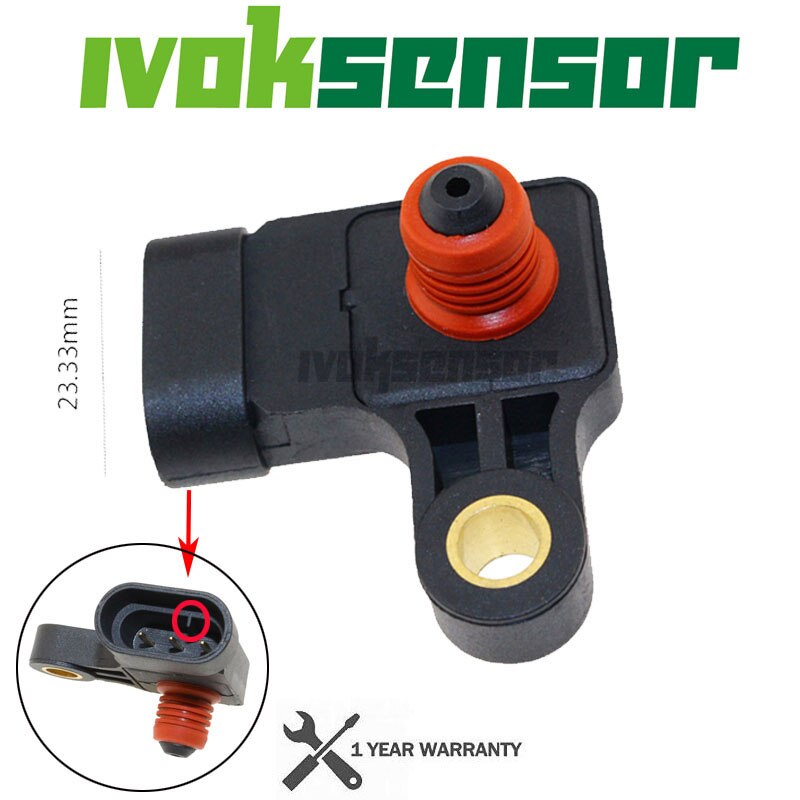 1Bar MAP Sensor 96330547 For Chevy Aveo 1.4L 1.6L 16V Daewoo Matiz KALOS 2.0 16V OE # 96276354 25184081 96482570 96333468