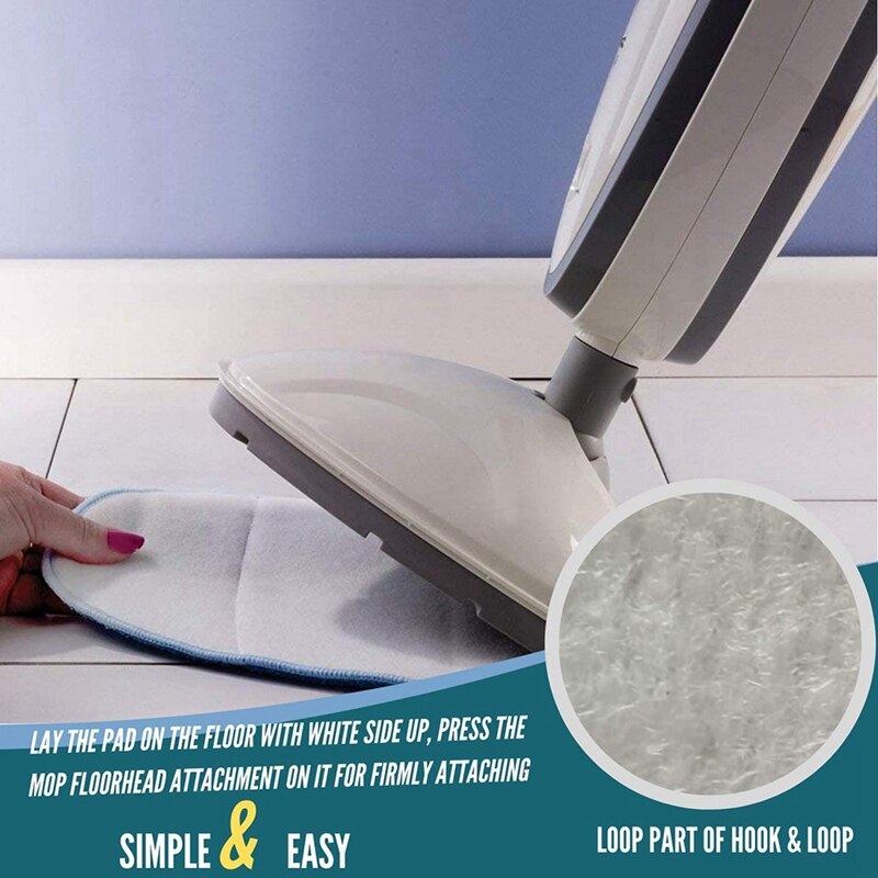 8 Packs Vervanging Steam Mop Cleaning Pads Voor Hoover Vax S85-CM Stoom Microvezelreinigingssysteem Mop Pads Cleaner
