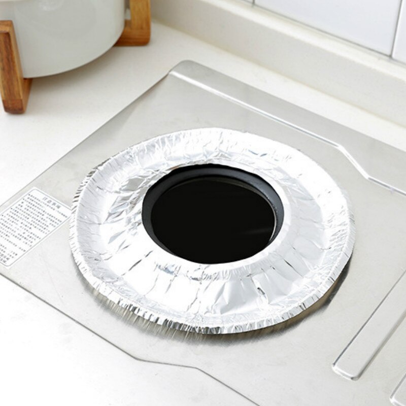 10Pcs Gasfornuis Fornuis Protectors Cover Clean Mat Pad Folie Papier Olie Proof Kookplaat Protector Keuken Accessoires