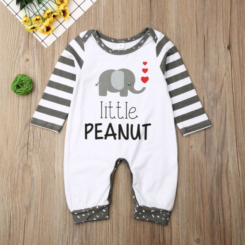 Décontracté -né infantile bébé garçon fille enfants coton barboteuse combinaison vêtements tenue bébé coton barboteuses vêtements