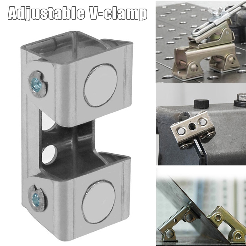 Justerbar v-type armaturklemme magnetisk faneholder hjørne stødsvejsepanel klemmer værktøj dtt 88