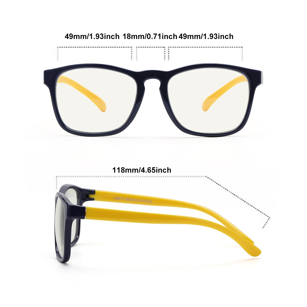 Kids Anti Blue Light Glasses Anti Radiation Anti Eyestrain Children Goggles Boy Girl Silicone Frame Computer Video Game Eyewear