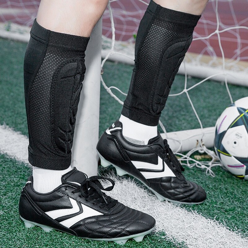 EVA Shin Guards Soccer Adult Football Shinguards Compression Socks Basketball Leg Sleeves Calf Kickboxing Protector Cycling Legs