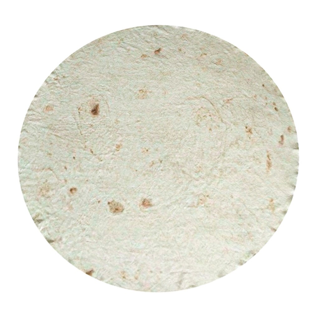Tortilla Wrap Blanket Burrito Round Wrap Throw Blanket Novelty Food Blankets
