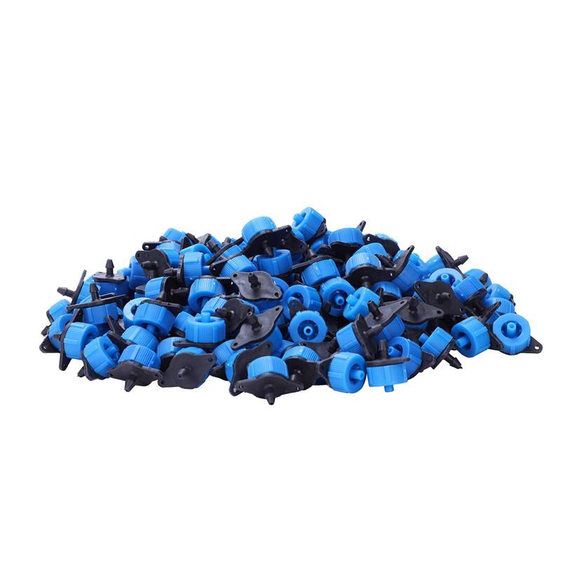 Garden Emitter Pressure Compensating Dripper Micro-Irrigation Hose Drip Head Water Saving Irrigation Dropper 200 Pcs——8L/H: Default Title