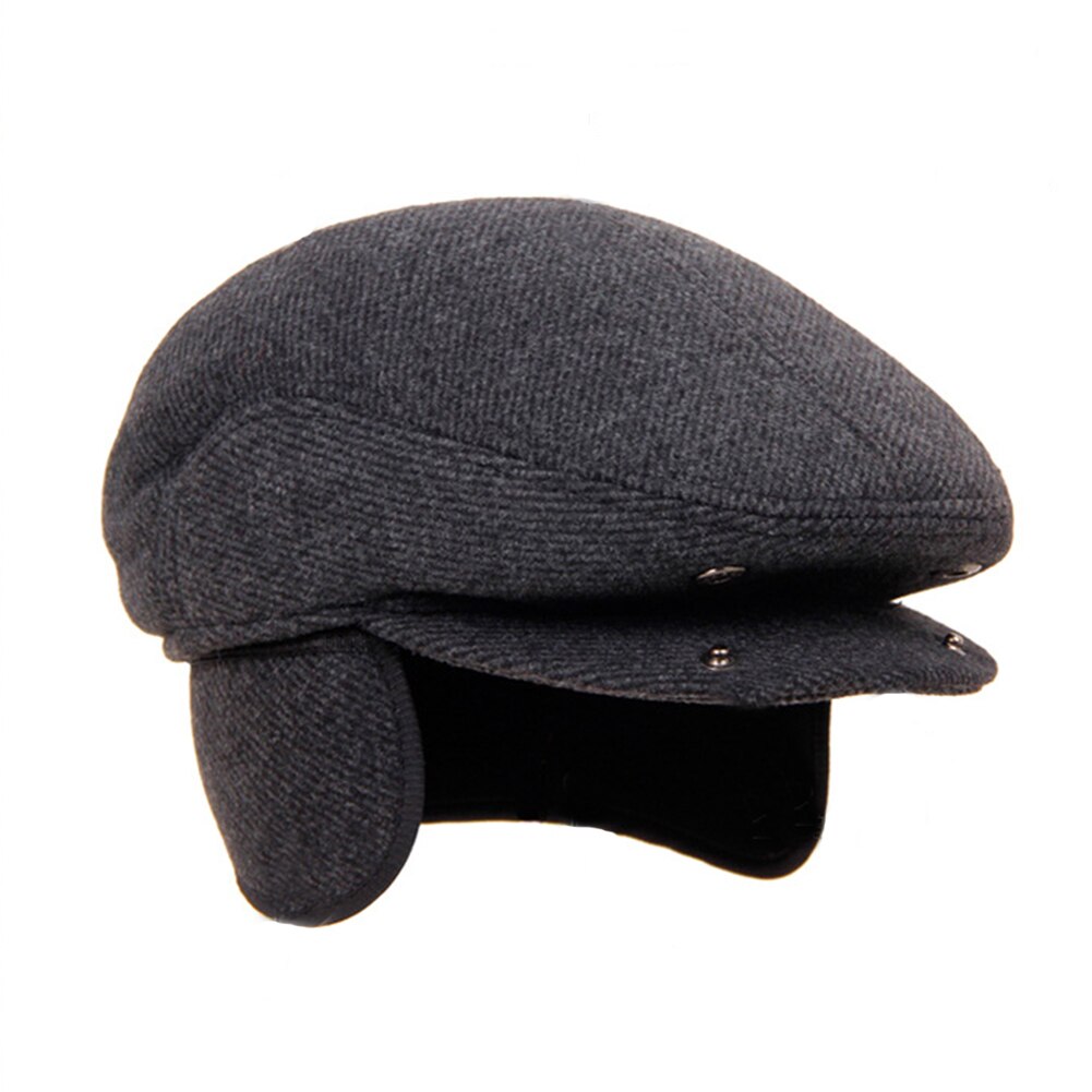 Peaky Blinders-Sombrero de lana con visera plana para hombre y mujer, gorra de malla con visera plana de Golf, Unisex, para otoño e invierno, poliéster