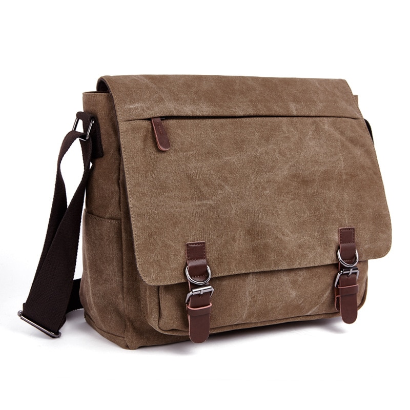 Mannen messenger bags bolsa masculina reisschoudertassen draagbare ordenadores canvas aktetas chapeu masculino