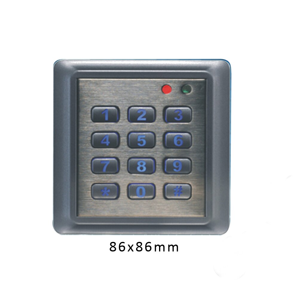 10pcs crystal keyfobs Metal case RFID Proximity Card Access Control System RFID/EM Keypad Access Control Door Opener