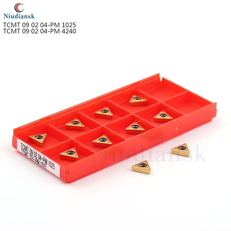 TCMT090204-PM 1025 TCMT 090204-PM 4240, insertos de carburo internos, insertos de torneado, insertos de torneado, herramientas de torno CNC, insertos de torneado