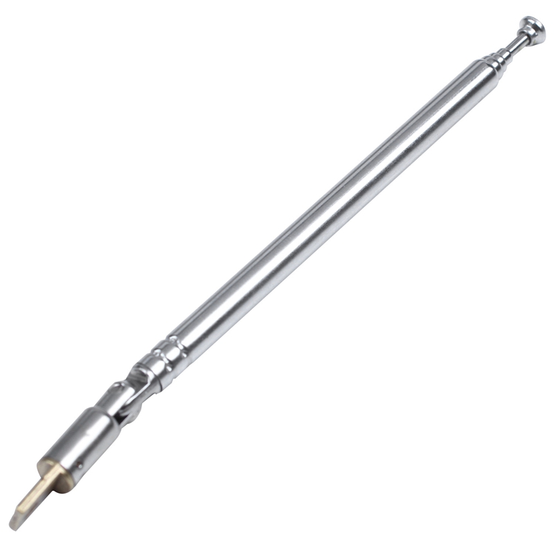 10 Pcs 32Cm Länge 5 Abschnitt Teleskop AM FM Radio Antenne 180 Grad