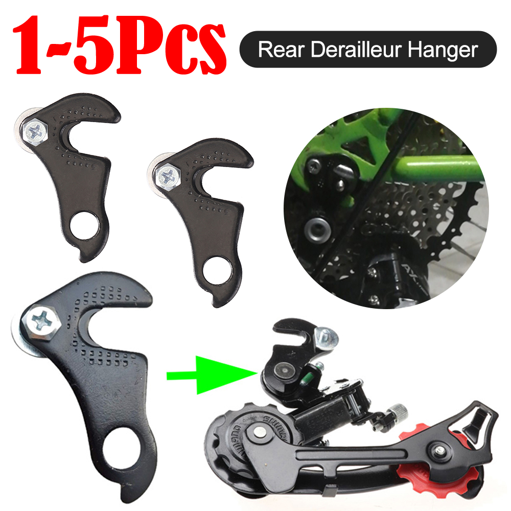 Soporte de suspensión de desviador trasero de bicicleta de montaña, convertidor de gancho trasero portátil para ciclismo, accesorios de herramientas de reparación, 1-5 piezas