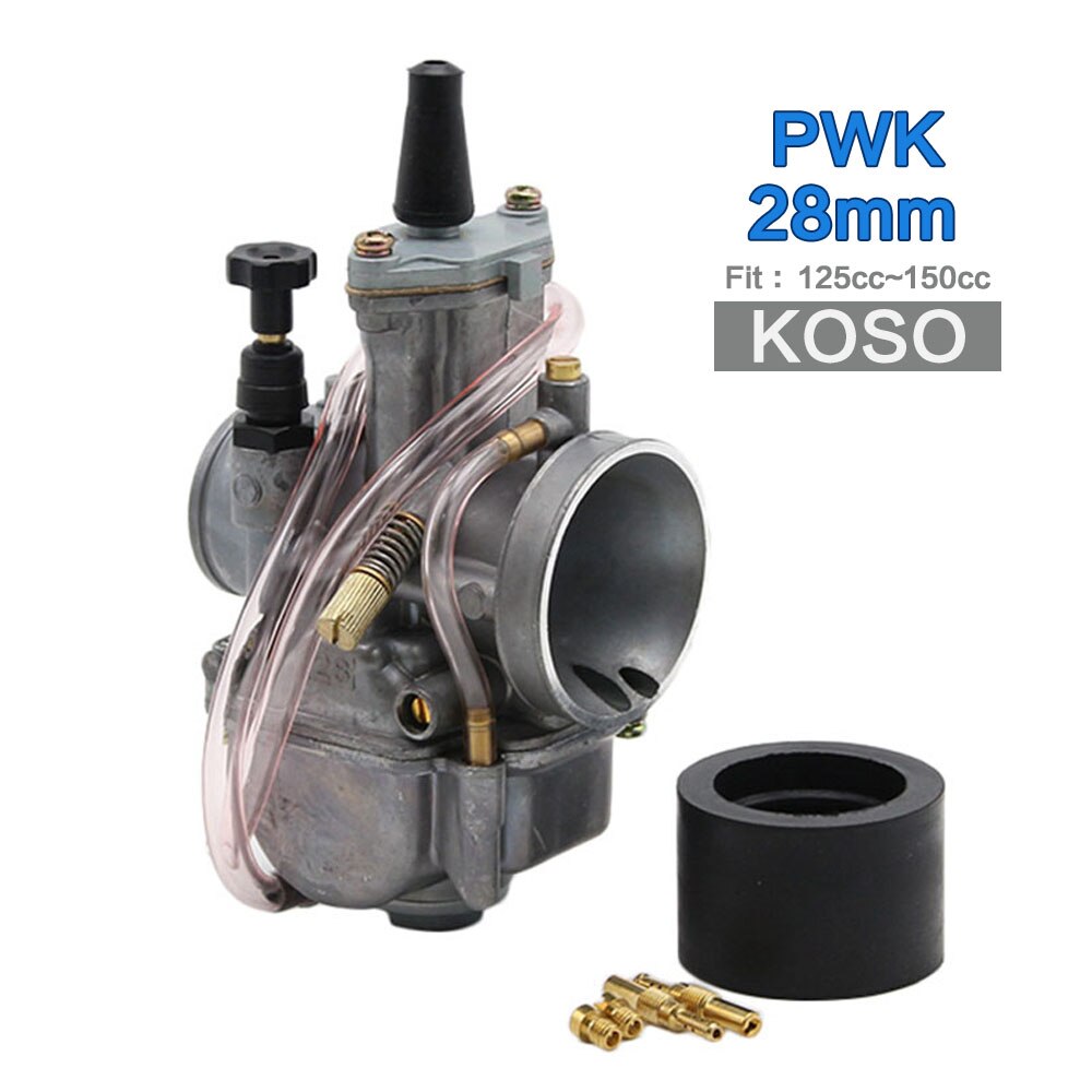 ZSDTRP Motorcycle 4 stroke KOSO ZSDTRP KEIHIN OKO 24 26 28 30 32 34 mm Carburetor With Power Jet Fit Race Scooter ATV UTV: 28mm kos
