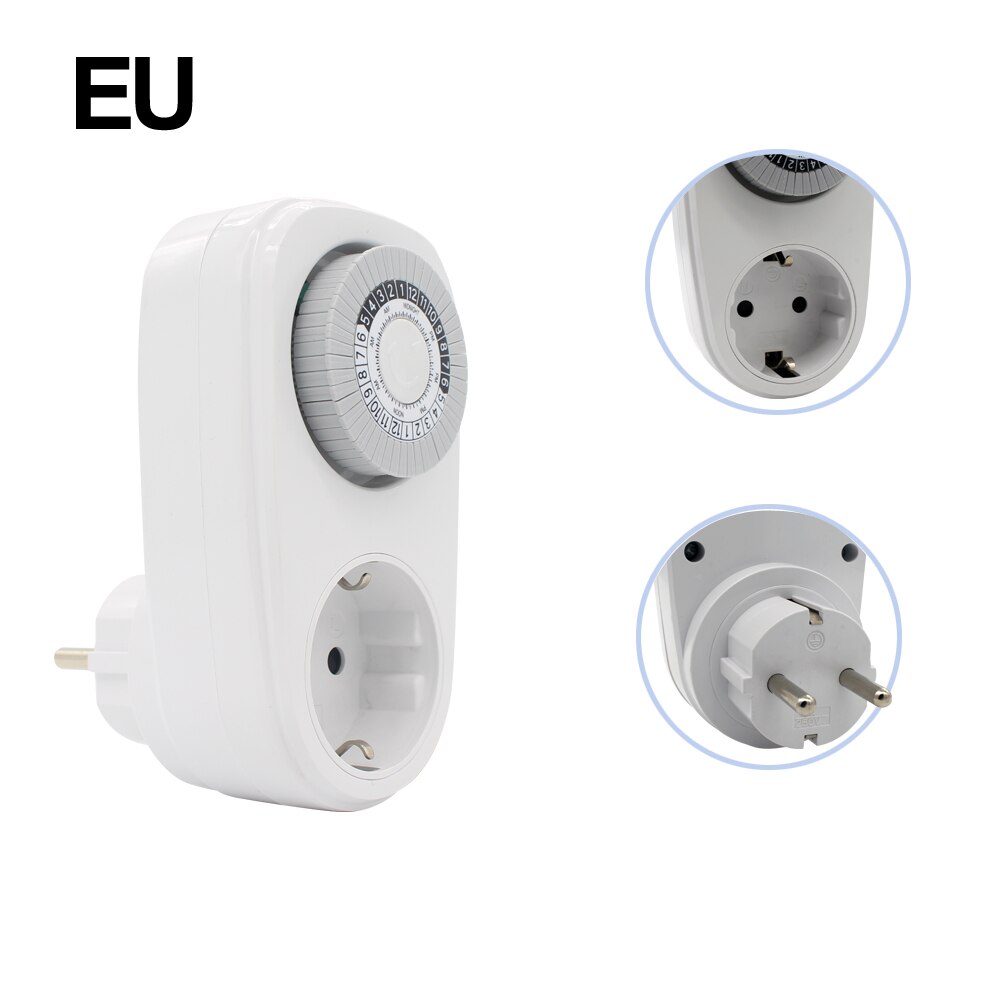Manhua germany plug -in 230 vac 16a gmt 02a mekanisk energibesparende køkken-timer-switch til hjemmebrug