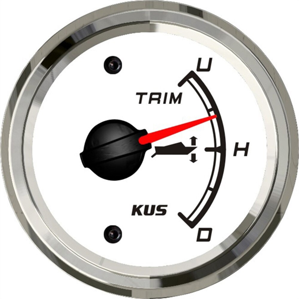 Universal KUS Boat Trim Gauge Marine Trim Tilt Indicator for Inboard Outboard Engine 52mm