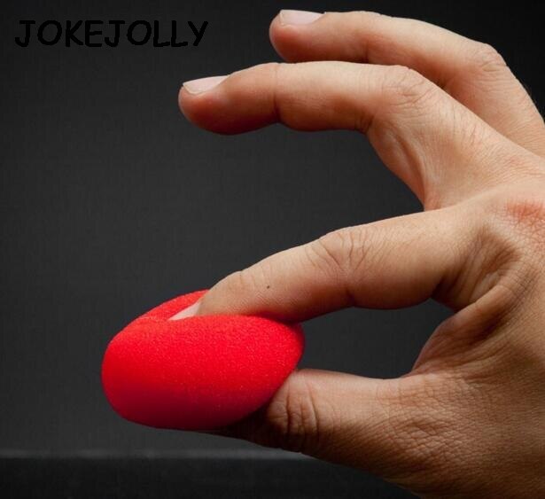 10 pcs/lot 4.5cm Close-Up Magic Sponge Ball Brand Street Classical Comedy Trick Soft Red Sponge Ball GYH