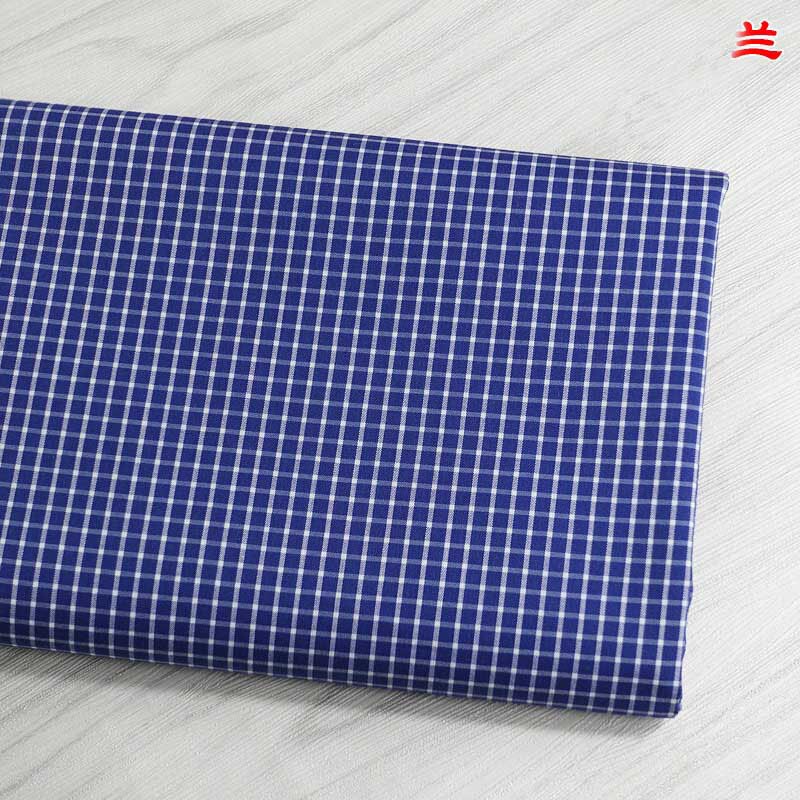 cotton-nylon coloured plaid garment shirt fabric Scottish plaid fabric