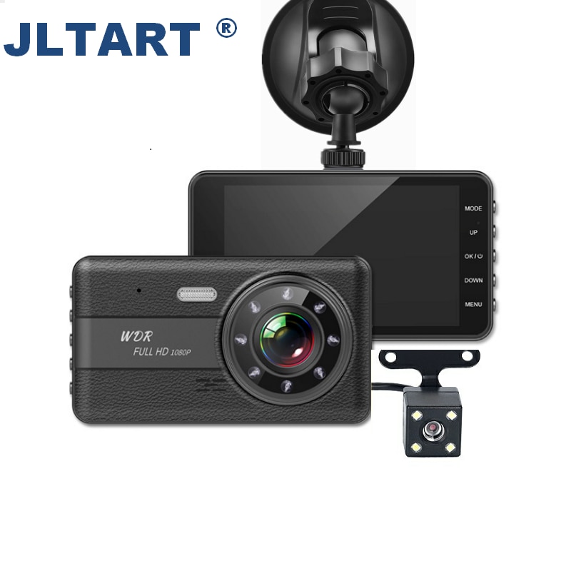 4 tuuman ips-näyttöinen dvr 1080p fhd 150 asteen laajakulmainen kojelaudan videokamera musta laatikkonäyttö yönäkö dvr peruutuskamera liiketunnistus