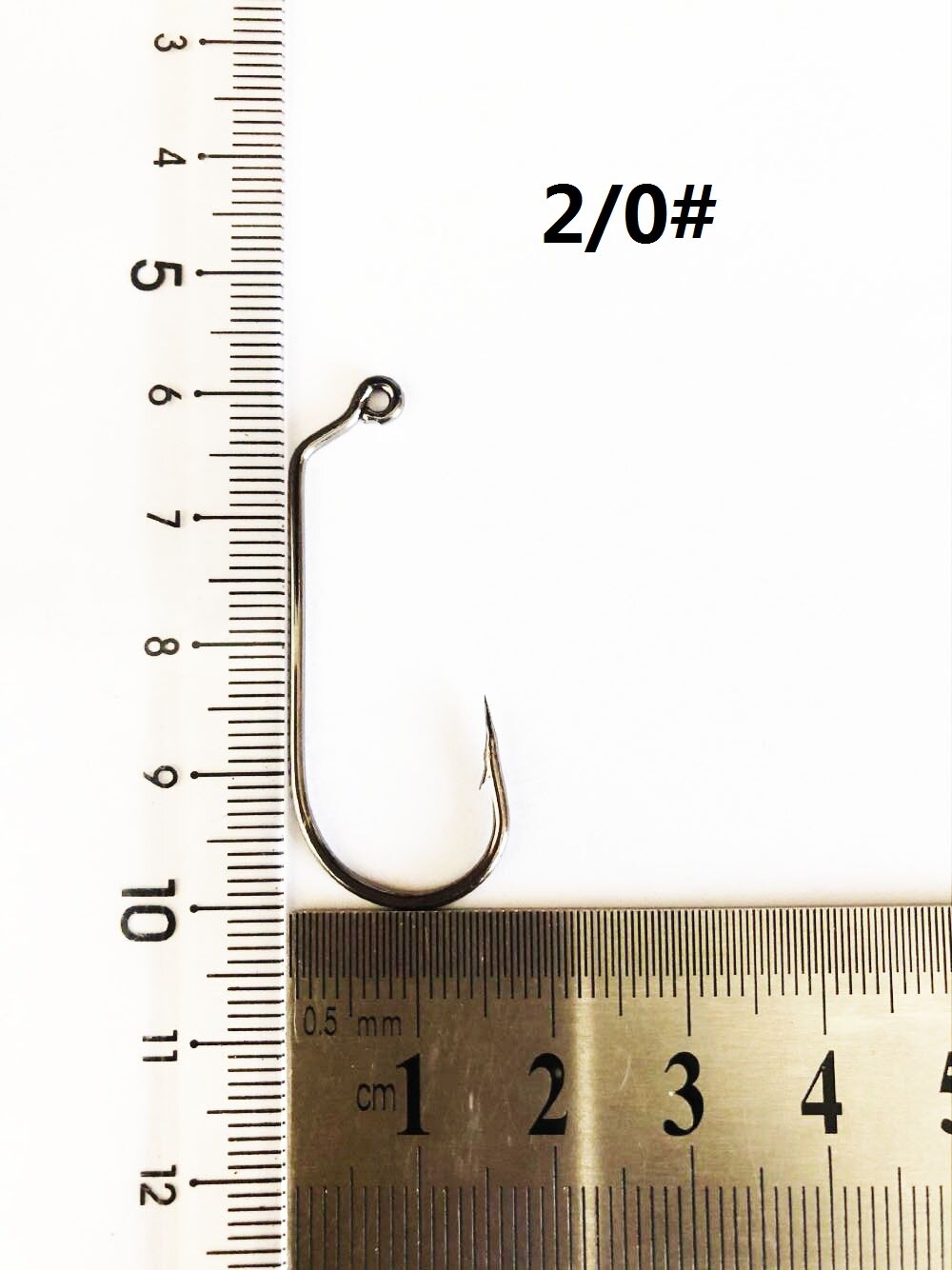100pcs 32786 Jig Fishing Hooks High Carbon Steel Saltwater Fishhooks Bass Jigging Size 4# To 8/0#: Size 2I0