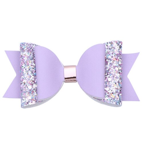Neue Kinder Baby Mädchen Pailletten Haar Bogen Barrettes Haarnadeln Bowknot Zubehör Stirnband
