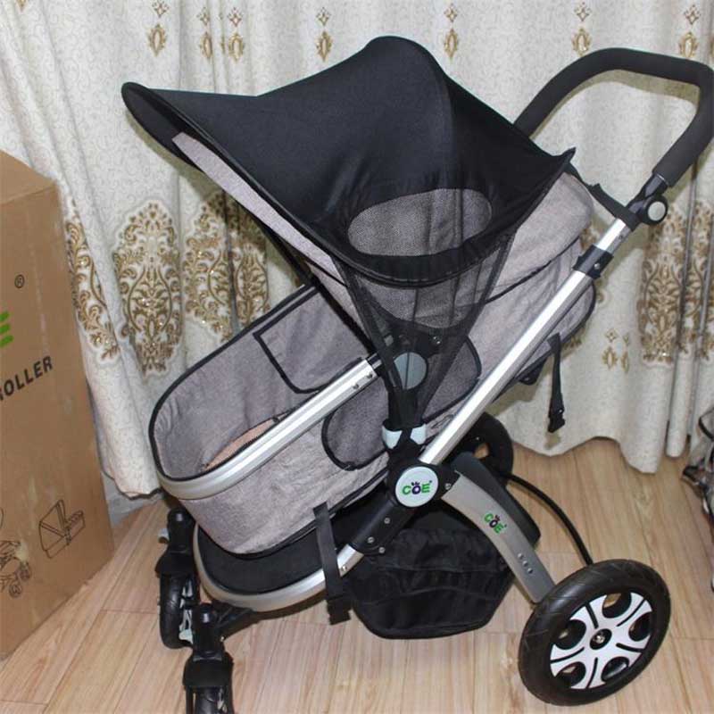 Baby klapvogn solafskærmning solskærm barnevogn baldakin bugt solskærm beskyttelseshætter baldakin klapvogn klapvogn tilbehør