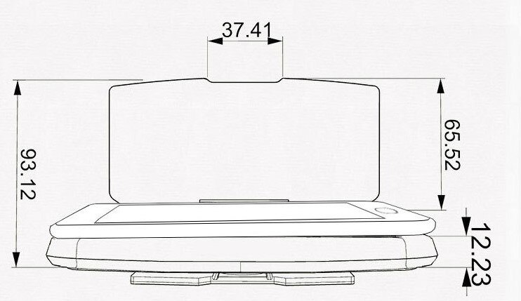 HUD Head Up Display Car HUD Navigation Mobile Phone Projector GPS Navigation Projector Phone Holder for Samsung Huawei