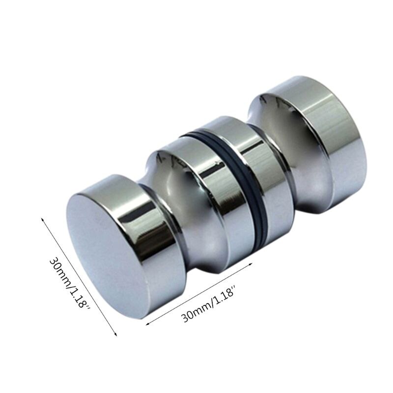 Aluminiumlegering Glazen Deur Handvat 1.1 "Enkele Badkamer Douche Kast Hardware