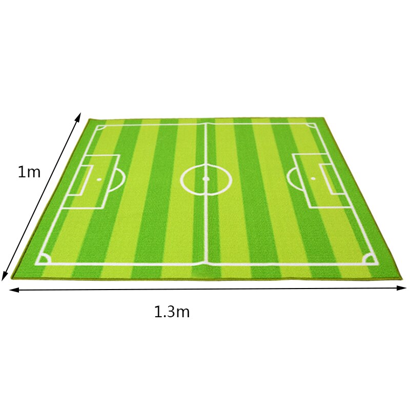 Fotbollsmatta, plan barn lekplats fotbollsplan matta, baby lek krypmatta stora mattor lekmatta för pojkar flickor, hem boende r