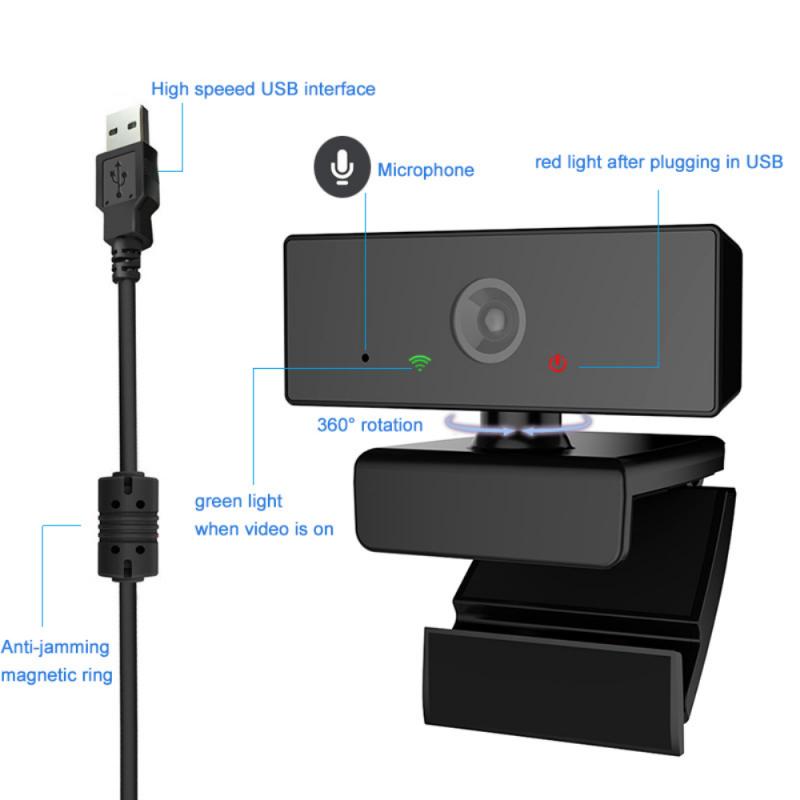 1080P Camera Hd Usb Computer Camera Gratis Rijden Webcam Live Web Video Mini Camcorders Camera Foto