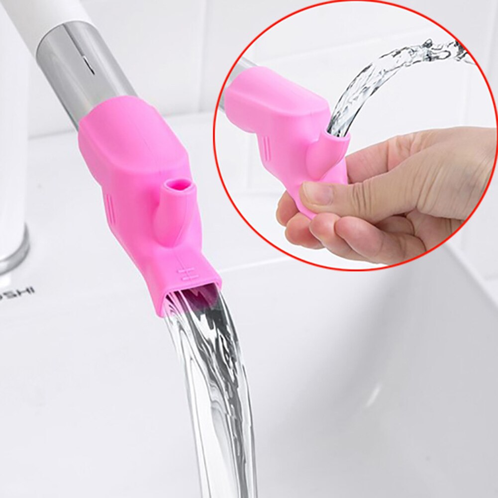 Silicone Extender Gadget Sink Water Tap Extension Washing Splash-Proof Device Kitchen Bathroom Accessories Sprinkler Connector