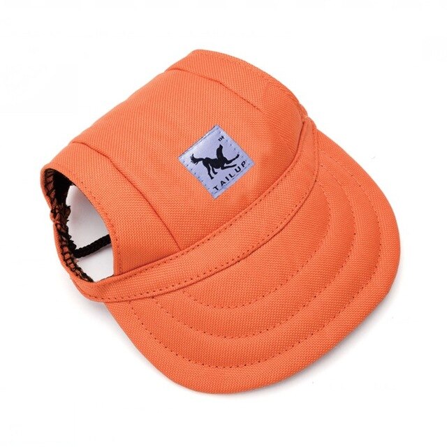 [TAILUP]Dog Hat With Ear Hole Summer Baseball Cap for Small pet dogs product Oxford Cloth breathable handsome Cool Doggie py0017: 8 / S 15x31cm
