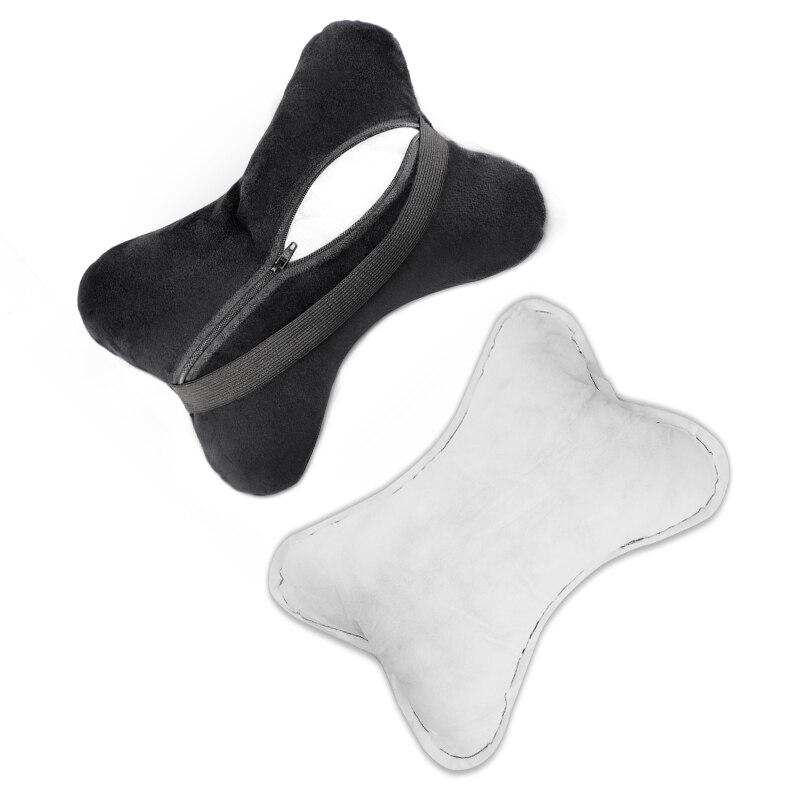 Accessoires de voiture pour Toyota CHR | Modèle , oreiller de cou de voiture en coton flanelle, coussin repose-tête
