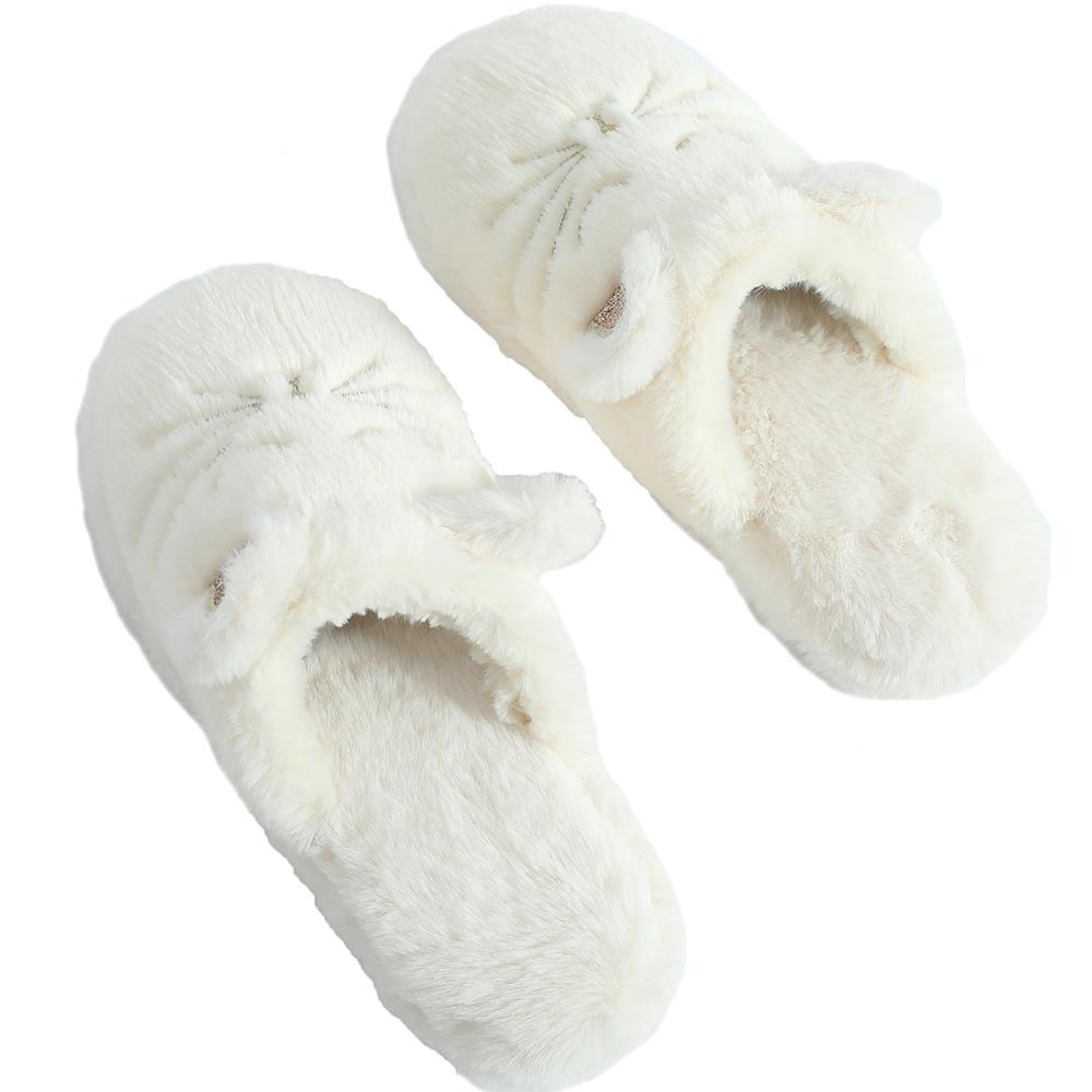 1pc bianco pantofole gatto animale pantofole a casa Millffy donne di modo Traspirante confortevole casa carino pantofole al coperto