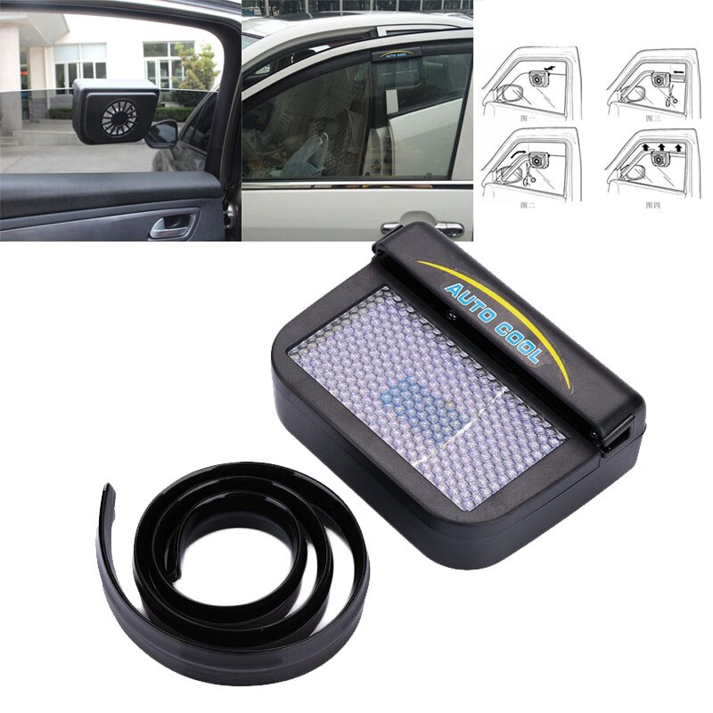 Solar Energy Fan Vehicle Window Fan Car Exhaust Fan Ventilation Airiness Air Vents