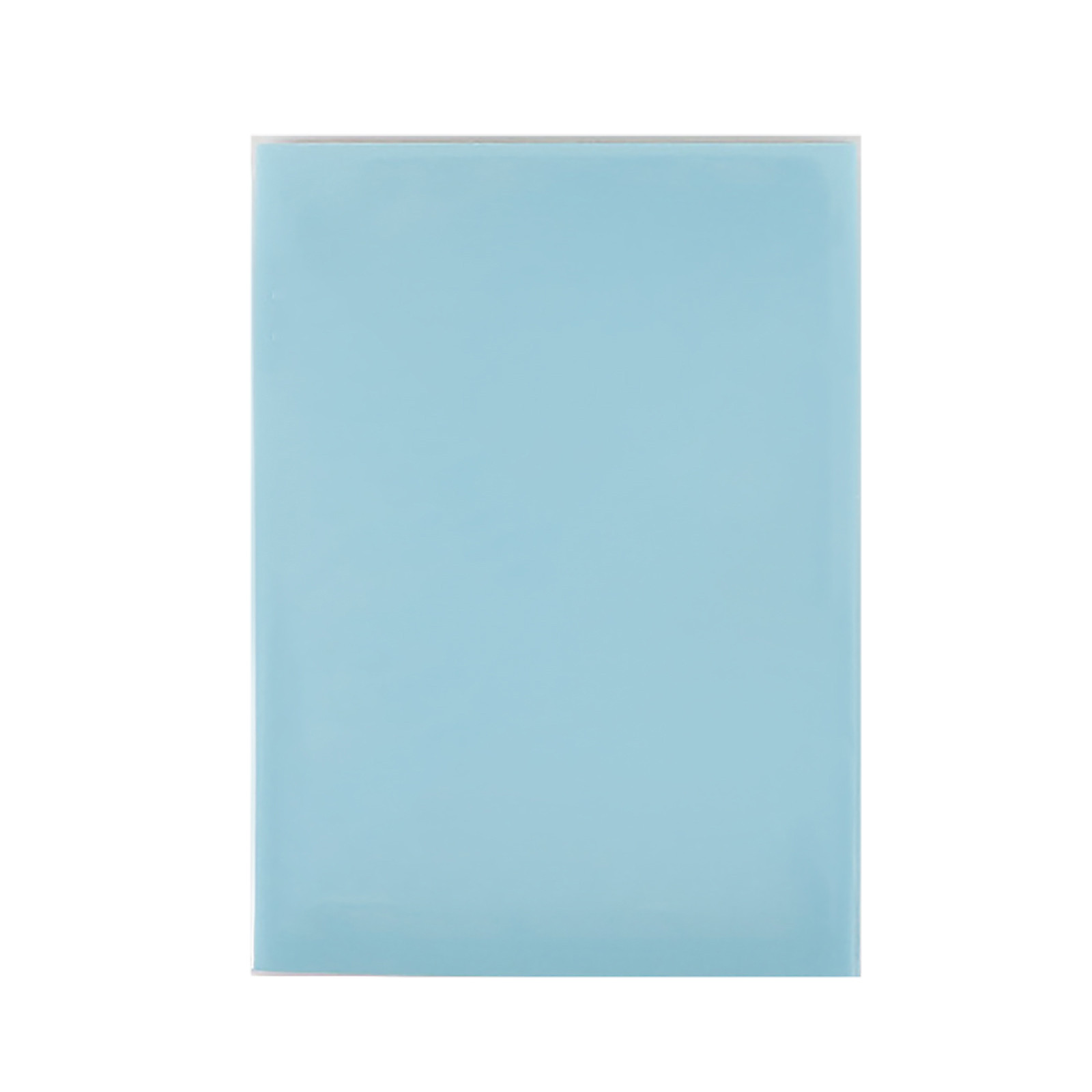 50pcs Transparent Sticky Note Pads Colorful Waterproof Self-Adhesive Sheets Notepad School Office Supplies Stationery 70x95mm: Blue