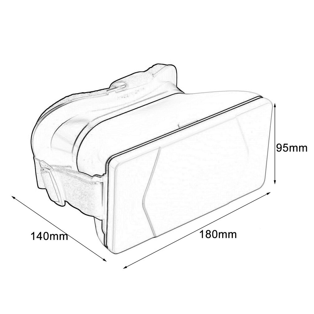 Mobile Phone Virtual Reality 3D Storm Magic Mirror 3 Generation VR Glasses